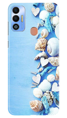 Sea Shells2 Mobile Back Case for Tecno Spark 7T (Design - 64)
