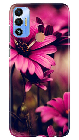 Purple Daisy Case for Tecno Spark 7T