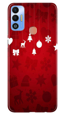 Christmas Mobile Back Case for Tecno Spark 7T (Design - 78)