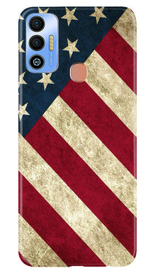 America Mobile Back Case for Tecno Spark 7T (Design - 79)