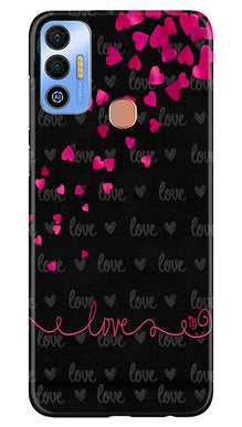 Love in Air Mobile Back Case for Tecno Spark 7T (Design - 89)