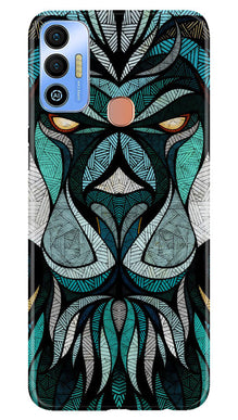 Lion Mobile Back Case for Tecno Spark 7T (Design - 97)