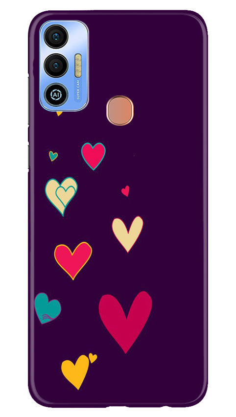 Purple Background Case for Tecno Spark 7T  (Design - 107)