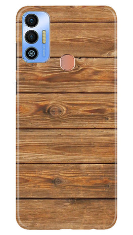 Wooden Look Case for Tecno Spark 7T(Design - 113)