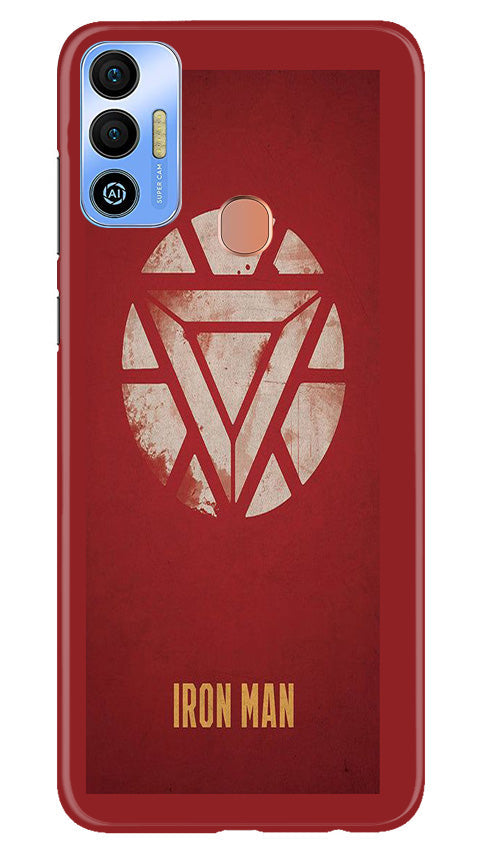 Iron Man Superhero Case for Tecno Spark 7T  (Design - 115)