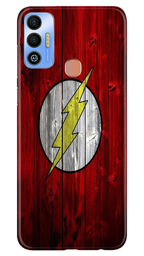 Flash Superhero Case for Tecno Spark 7T  (Design - 116)