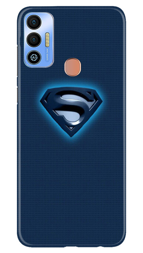 Superman Superhero Case for Tecno Spark 7T(Design - 117)