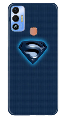 Superman Superhero Mobile Back Case for Tecno Spark 7T  (Design - 117)