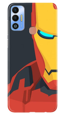 Iron Man Superhero Mobile Back Case for Tecno Spark 7T  (Design - 120)