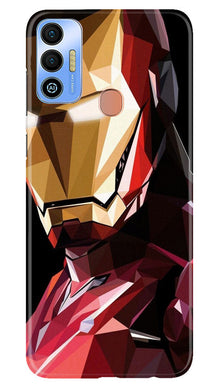 Iron Man Superhero Mobile Back Case for Tecno Spark 7T  (Design - 122)