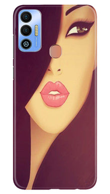 Girlish Mobile Back Case for Tecno Spark 7T  (Design - 130)