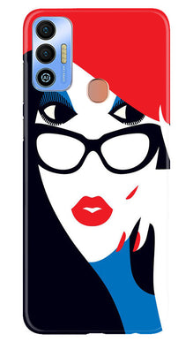Girlish Mobile Back Case for Tecno Spark 7T  (Design - 131)