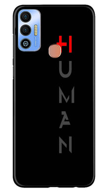 Human Mobile Back Case for Tecno Spark 7T  (Design - 141)