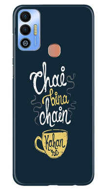 Chai Bina Chain Kahan Mobile Back Case for Tecno Spark 7T  (Design - 144)