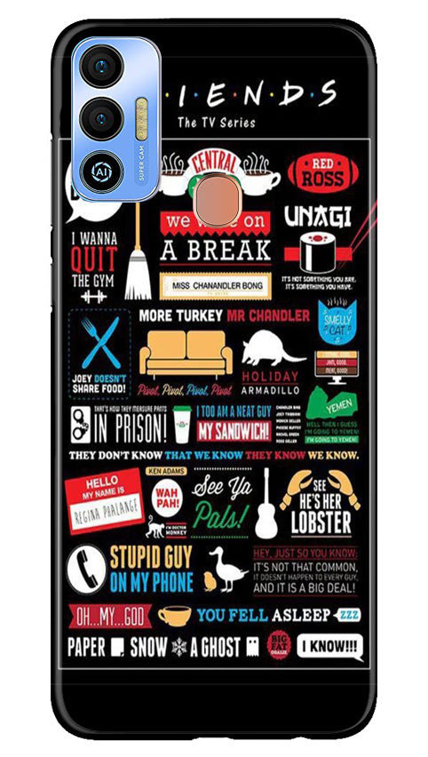 Friends Case for Tecno Spark 7T  (Design - 145)
