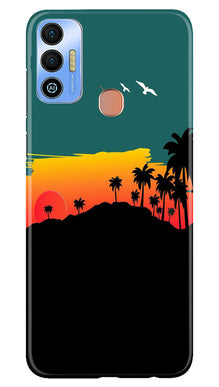 Sky Trees Mobile Back Case for Tecno Spark 7T (Design - 160)
