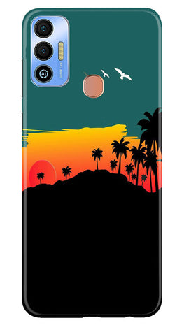 Sky Trees Case for Tecno Spark 7T (Design - 160)