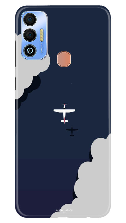Clouds Plane Case for Tecno Spark 7T (Design - 165)