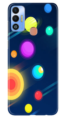 Solar Planet Mobile Back Case for Tecno Spark 7T (Design - 166)