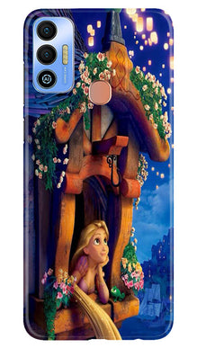 Cute Girl Mobile Back Case for Tecno Spark 7T (Design - 167)