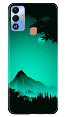 Moon Mountain Mobile Back Case for Tecno Spark 7T (Design - 173)