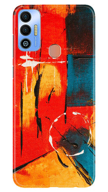 Modern Art Mobile Back Case for Tecno Spark 7T (Design - 207)