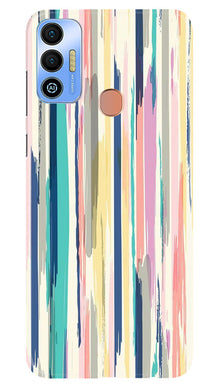 Modern Art Mobile Back Case for Tecno Spark 7T (Design - 209)