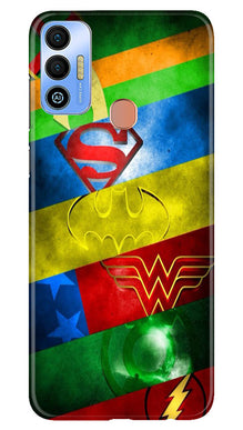 Captain America Shield Mobile Back Case for Tecno Spark 7T (Design - 219)