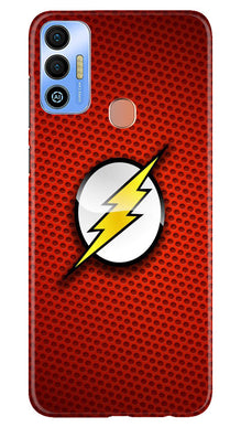 Superheros Logo Mobile Back Case for Tecno Spark 7T (Design - 220)
