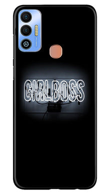 Girl Power Mobile Back Case for Tecno Spark 7T (Design - 236)