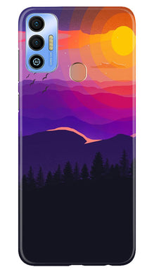 Lion Mobile Back Case for Tecno Spark 7T (Design - 247)