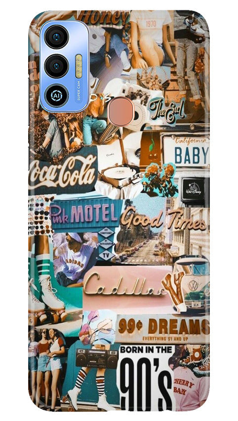 Cute Kid Couple Case for Tecno Spark 7T (Design No. 252)