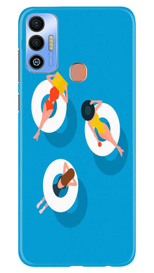 Timon and Pumbaa Mobile Back Case for Tecno Spark 7T (Design - 267)