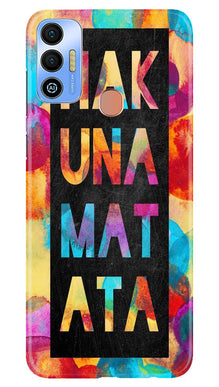 Marble Texture Mobile Back Case for Tecno Spark 7T (Design - 284)