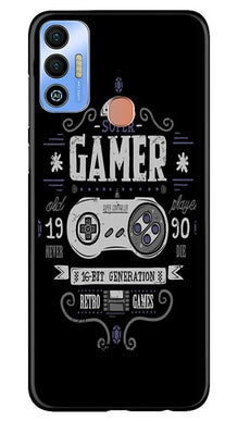 Gamer Mobile Back Case for Tecno Spark 7T (Design - 292)
