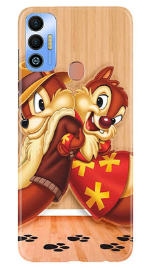 Chip n Dale Mobile Back Case for Tecno Spark 7T (Design - 297)