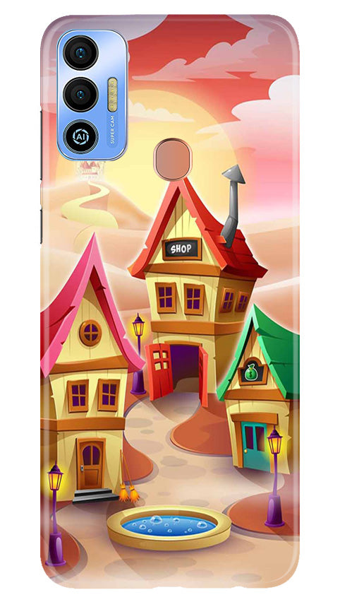 Sweet Home Mobile Back Case for Tecno Spark 7T (Design - 300)