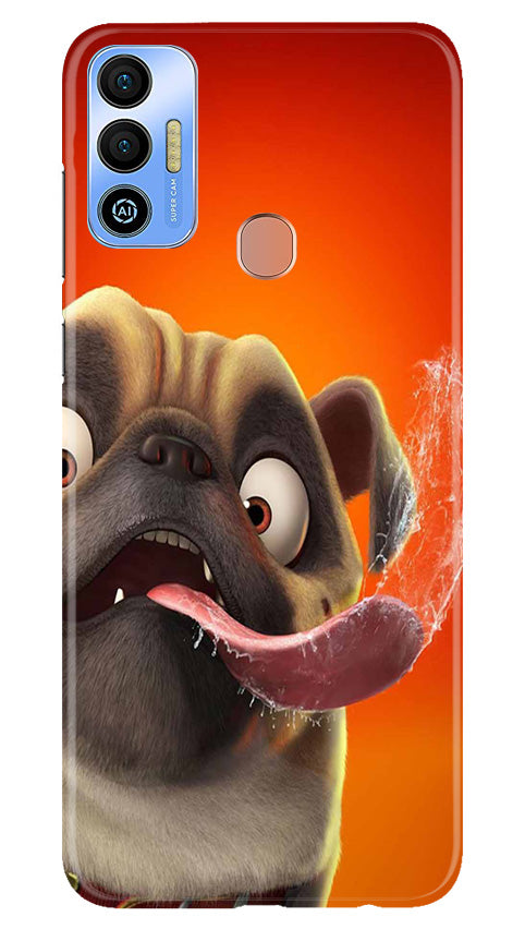 Dog Mobile Back Case for Tecno Spark 7T (Design - 303)