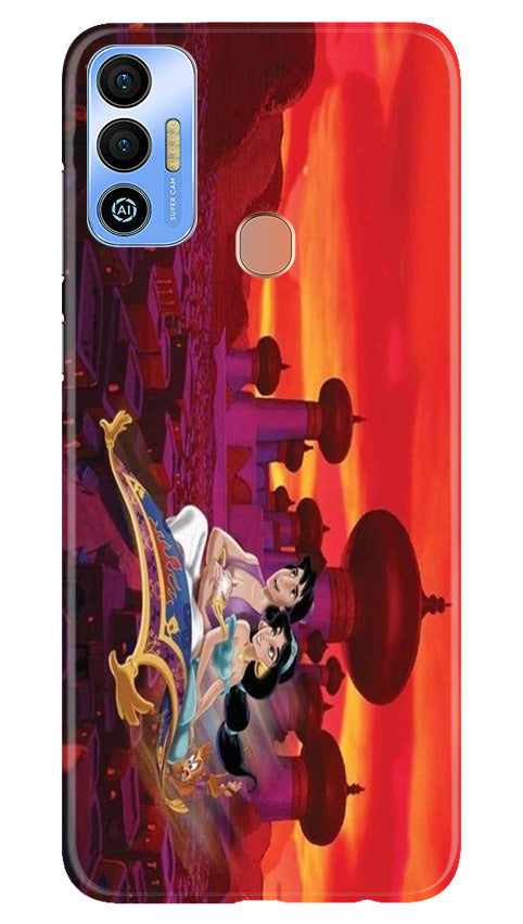 Aladdin Mobile Back Case for Tecno Spark 7T (Design - 305)
