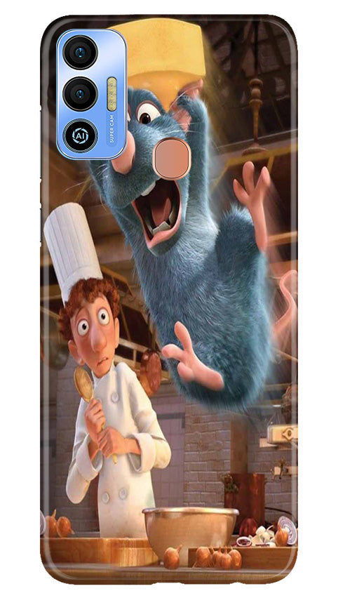 Ratatouille Mobile Back Case for Tecno Spark 7T (Design - 307)