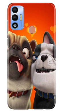 Dog Puppy Mobile Back Case for Tecno Spark 7T (Design - 310)