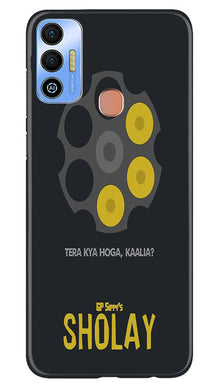 Sholay Mobile Back Case for Tecno Spark 7T (Design - 316)
