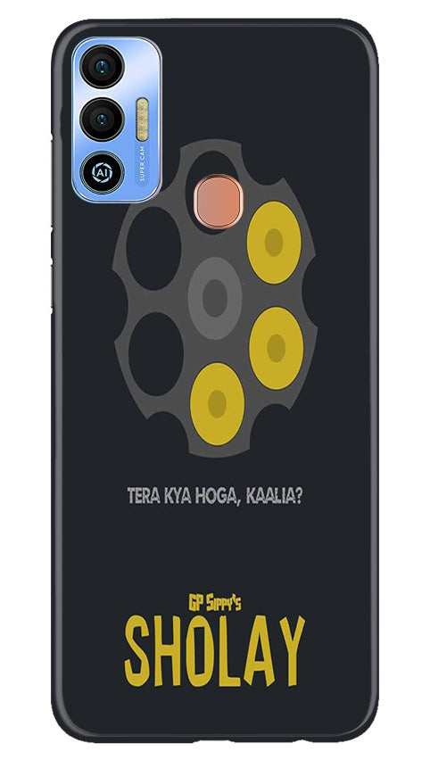 Sholay Mobile Back Case for Tecno Spark 7T (Design - 316)