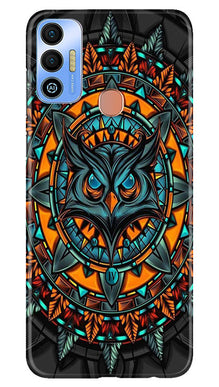 Owl Mobile Back Case for Tecno Spark 7T (Design - 319)