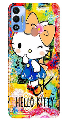 Hello Kitty Mobile Back Case for Tecno Spark 7T (Design - 321)