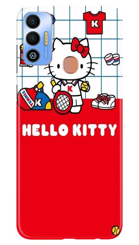 Hello Kitty Mobile Back Case for Tecno Spark 7T (Design - 322)