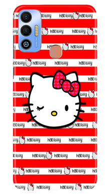 Hello Kitty Mobile Back Case for Tecno Spark 7T (Design - 323)