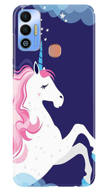 Unicorn Mobile Back Case for Tecno Spark 7T (Design - 324)