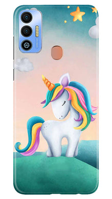 Unicorn Mobile Back Case for Tecno Spark 7T (Design - 325)