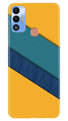 Diagonal Pattern Mobile Back Case for Tecno Spark 7T (Design - 329)